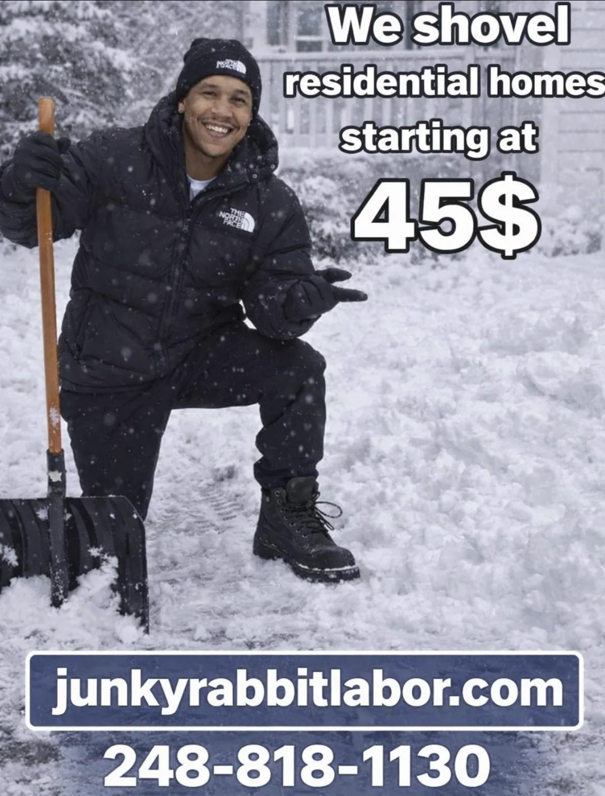 Snow removal service driveway clearing Detroit Metro Michigan